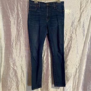 Madewell jeans High Riser Skinny Skinny 10”, SZ 30, fair condition distressed